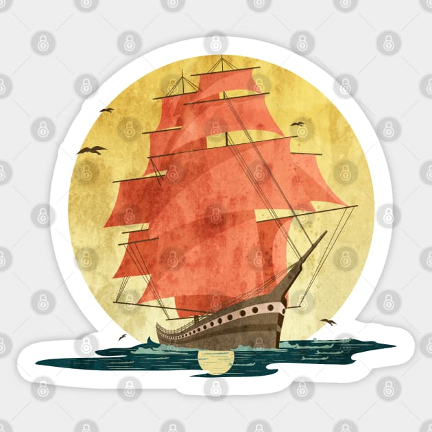 Sale the seas Sticker by iconicole